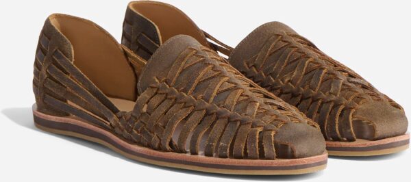 Nisolo Men's Huarache Sandal Waxed Brown - Men's