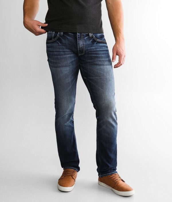 BKE Mason Taper Stretch Jean  - male - Size: 30x34;Short;Regular;Long