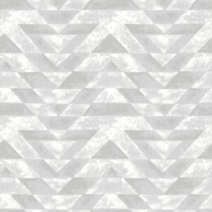 RoomMates Southwest Geometric lt Grey and White Peel and Stick Wallpaper (Covers 28.18 sq. ft.)