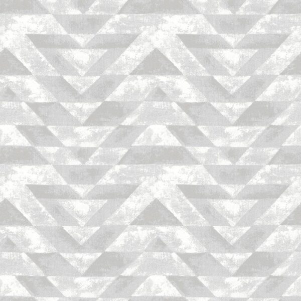 RoomMates Southwest Geometric lt Grey and White Peel and Stick Wallpaper (Covers 28.18 sq. ft.)