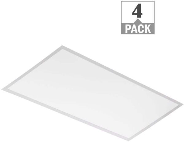 ETi 2 ft. x 4 ft. Back-Lit Multiple Lumen Boost Levels 3500K 4000K 5000K Integrated LED Flat Panel Light (4-Pack)