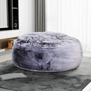 Sealy Bala Medium Memory Foam Grey Bean Bag