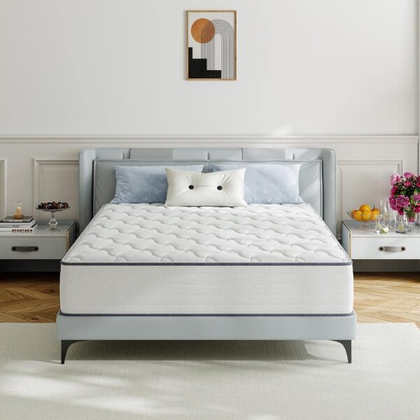 Babo Care Twin Size Medium Comfort Level Hybrid Mattress 10 in. Cooling and Skin-Friendly Mattress