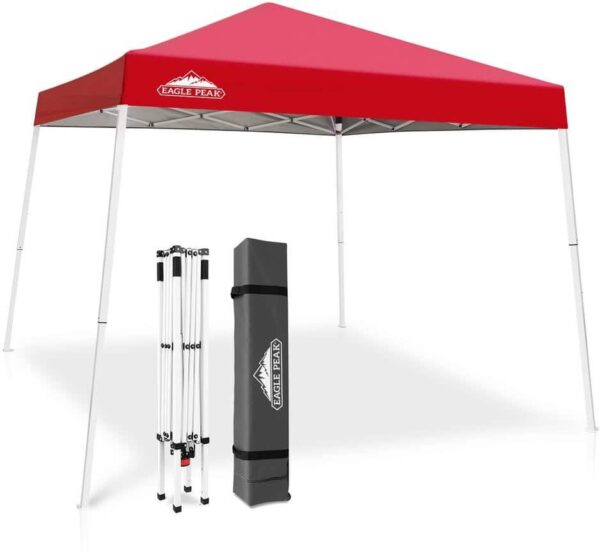 Eagle 10 ft. W x 10 ft. D Slant Leg Pop-Up Canopy Tent