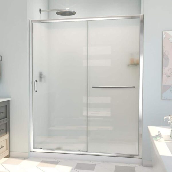 DreamLine Infinity-Z 32 in. D x 60 in. W x 78-3/4 in. H Sliding Shower Door