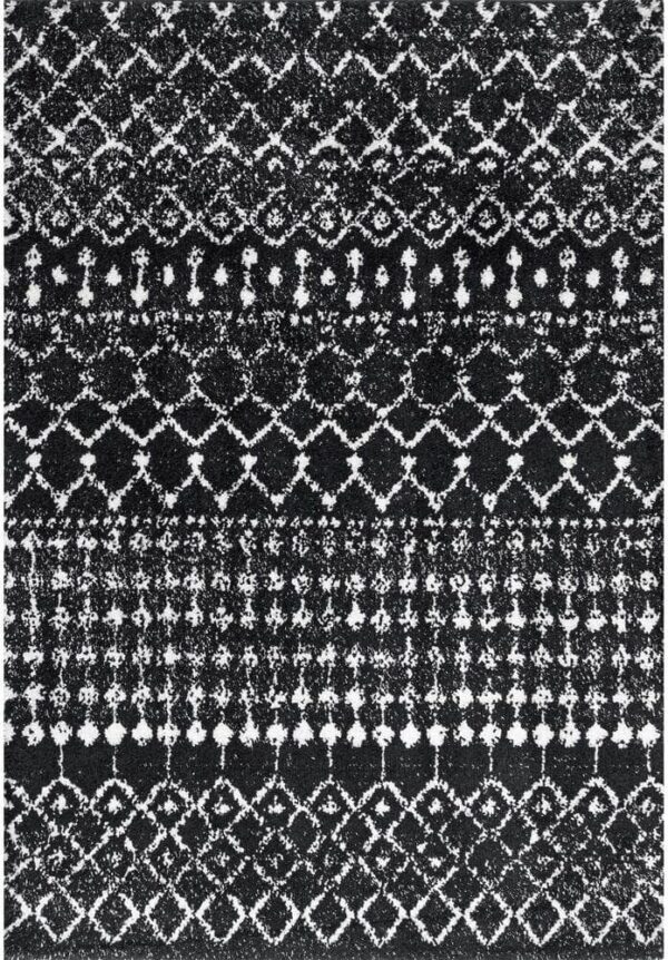 nuLOOM Moroccan Barbara Black 7 ft. x 9 ft. Area Rug