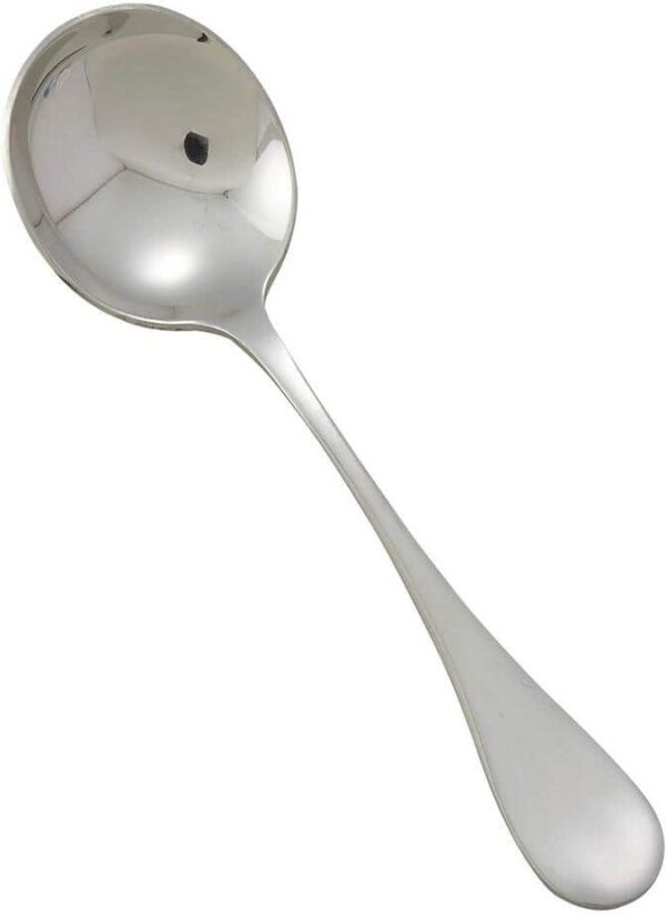 Winco Venice 18/8 Stainless Steel Extra Heavyweight Flatware Single Pieces Dinner Spoon