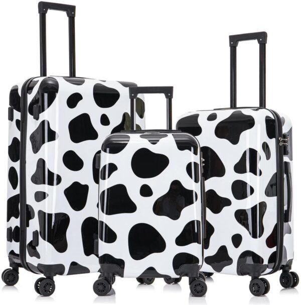 InUSA PRINTS Lightweight Hardside Spinner 3-Piece Set 20 in.