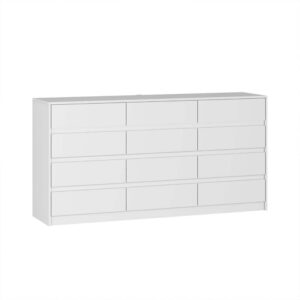 FUFU&GAGA White 32 in. Height Wooden Storage Cabinet