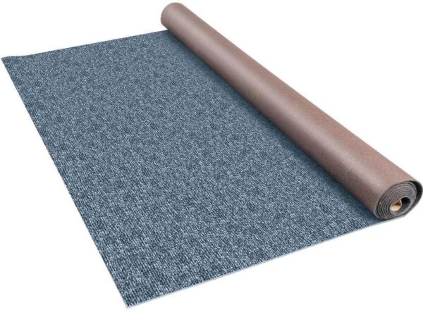 VEVOR Gray Marine Carpet 6 sq. ft. W x 20 oz.  Boat Carpet Texture Rugs Anti-Slide Waterproof Full Roll Polyester Carpet